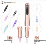 Μηχάνημα PMU Φρυδιών Symmetries-Air®10  Ασύρματη Συσκευή για Τατουάζ Φρυδιών - Χειλιών - Eyeliner *PINK* - Image 5