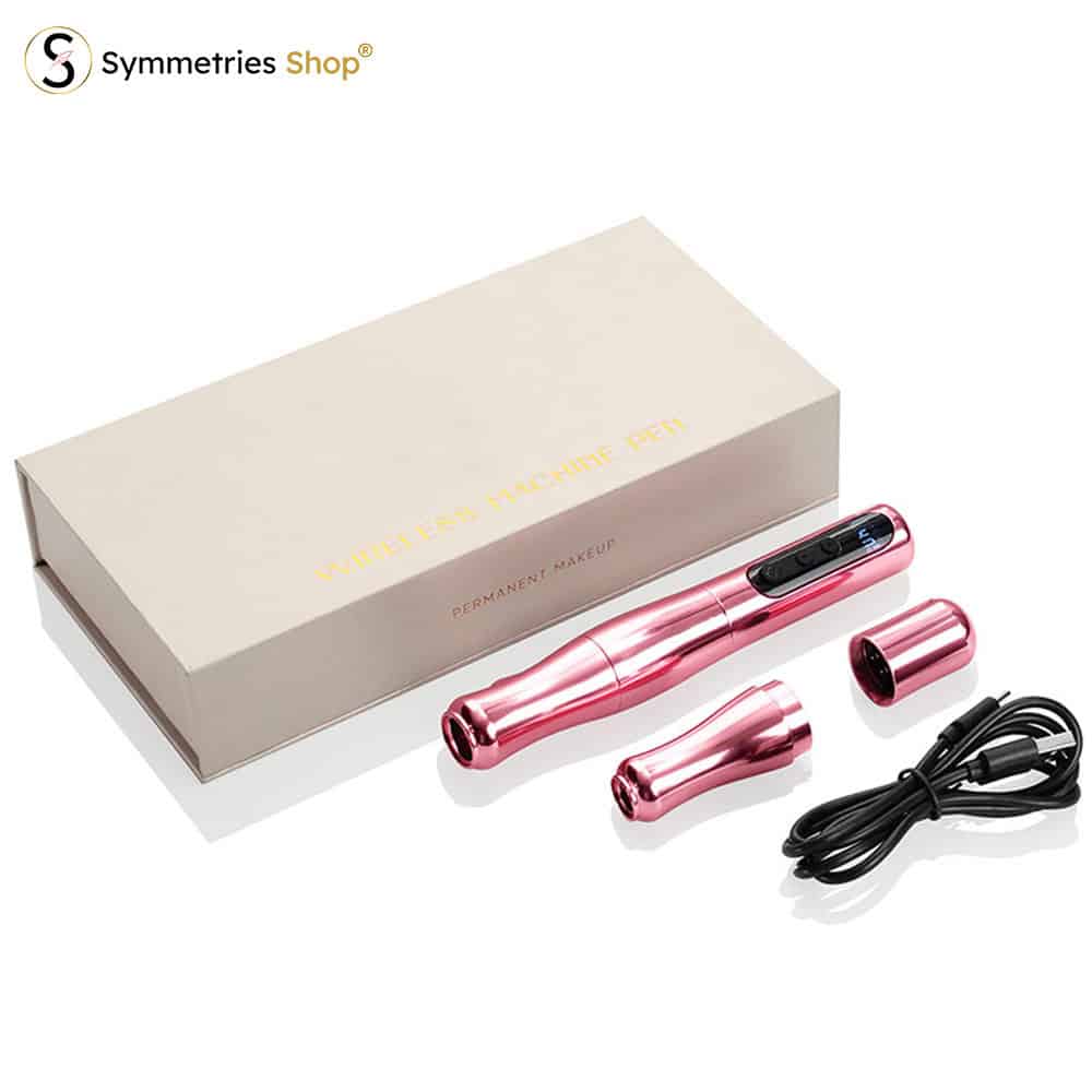 mixanima-pmu-tatouaz-fridion_eyeliner Μηχάνημα PMU Symmetries-Air®10 Ασύρματη Συσκευή για Τατουάζ Φρυδιών - Χειλιών - Eyeliner *PINK*