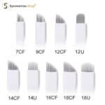 Βελόνες Microblading 14U 12U 18U 12CF 14CF 16CF αναλώσιμα Microblading υλικά