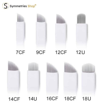 Βελόνες Microblading 14U 12U 18U 12CF 14CF 16CF αναλώσιμα Microblading υλικά