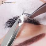 Λαβίδα με φως Eyelash Extension Ίσια - Image 2
